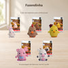 Kit 5 Amigurumis Fazendinha Iniciante Crochê Círculo