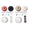 Kit 2 Amigurumis Raposa Urso Bicho Bola Círculo