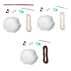 Kit 3 Amigurumis Raposa Tigre Urso Bicho Bola Círculo