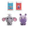 Kit 2 Amigurumis Elefante Otto Hipopótamo Nina Círculo