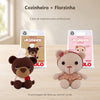Kit 2 Amigurumis Ursinhos Cozinheiro Florzinha Círculo