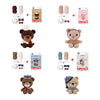Kit 4 Ursinhos Amigurumi Soft Círculo para Crochê