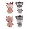 Kit Amigurumi Coruja Guaxinim Iniciante Crochê Círculo