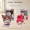 Kit 2 Amigurumis Kuromi My Melody Sanrio Círculo