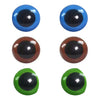 Kit 30 Pares de Olhos Amigurumi 12mm em 3 Cores com Trava