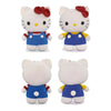 Kit 2 Hello Kitty Amigurumi Listrada Jardineira Azul
