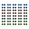 Kit 40 Pares de Olhos Amigurumi 10mm em 4 Cores com Trava
