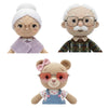 Kit 3 Óculos Amigurumi Dourado Preto Rosê Coração