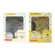 Kit 2 Amigurumis Cinnamoroll Pompompurin Círculo