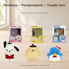 Kit 3 Amigurumis Pochacco Pompompurin Tuxedo Sam
