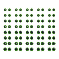 Kit 40 Pares de Olhos Amigurumi Verdes 8, 10, 12 e 14mm