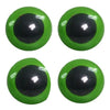 Kit 40 Pares de Olhos Amigurumi Verdes 8, 10, 12 e 14mm