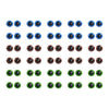 Kit 30 Pares de Olhos Amigurumi 14mm em 3 Cores com Trava