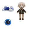 Kit Amigurumi 3 Novelos Amêndoa, Brigadeiro e Azul Candy 125g e Acessórios