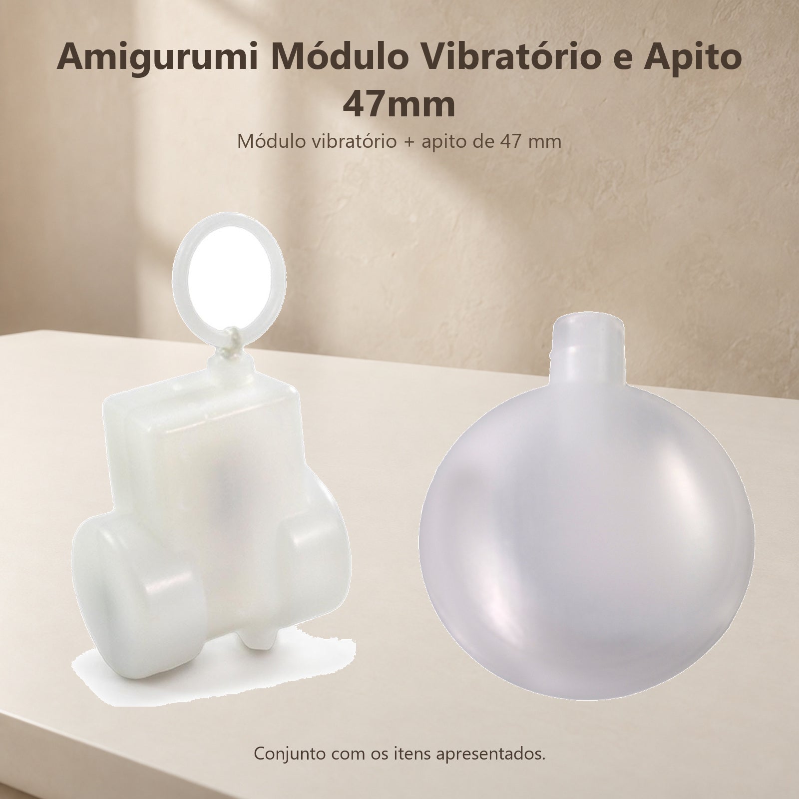 Kit Módulo Vibratório Apito 47mm Amigurumi Círculo