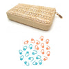 Kit 6 Agulhas Cabo Bambu Crochê com Marcadores