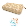 Kit 6 Agulhas Cabo Bambu Crochê com Marcadores