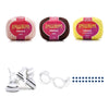 Kit Amigurumi 3 Novelos Macadâmia, Brigadeiro e Amarelo Candy 125g e Acessórios