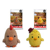 Kit Amigurumi Galinha e Pintinho Fazendinha Círculo
