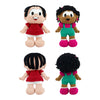 Kit Crochê 2 Amigurumis Mônica e Milena Círculo