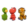 Kit 3 Dinos Amigurumi Brontossauro T-rex Triceratops