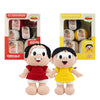 Kit Crochê 2 Amigurumis Mônica e Magali Círculo