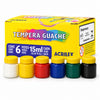 Kit Pintura Infantil Acrilex 2 Telas 16x22cm Guache Pincéis e Godê