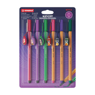 Kit Canetas Guerreiras do K-pop 3 Point 88 + 3 Pen 68 - Stabilo