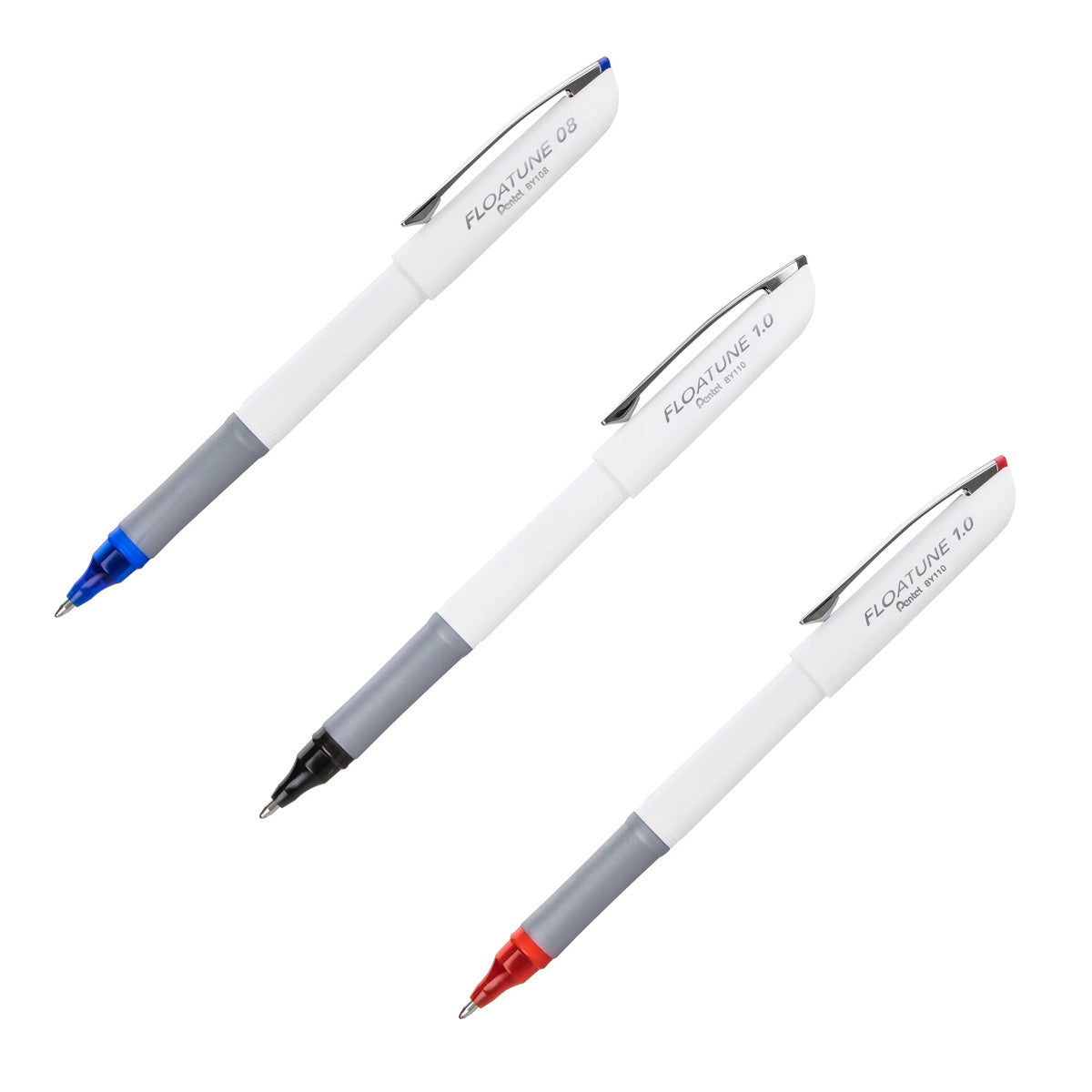 Caneta Esferográfica Rollerball Floatune 0,8mm e 1,0mm para Escrita e Estudos - Pentel