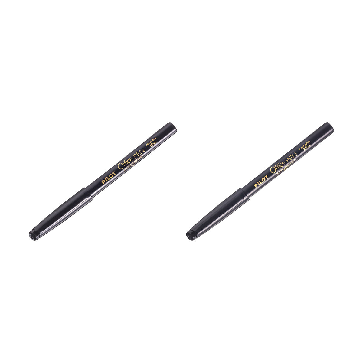 Caneta Hidrográfica Office Pen Preta para Escrita e Desenho - Pilot
