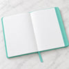 Caderno Costurado A5 Pautado 80g com 96 Páginas Verde Claro - Yin's Paper