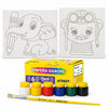 Kit Pintura Infantil Luarte 2 Telas 20x30cm Elefante e Urso + Guache