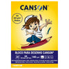 Kit Pintura Infantil Acrilex com Bloco Canson A4 140g e Giz Foguete
