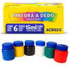 Kit Pintura Infantil Acrilex com Bloco Canson A4 140g e Giz Foguete