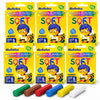 Kit 6 Estojos Massinha Soft Art Kids Acrilex 90g 6 Cores
