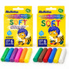 Kit 2 Massinhas Soft Acrilex 90g Tradicional + Glitter
