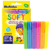Kit 2 Massinhas Soft Acrilex 90g Tradicional + Glitter