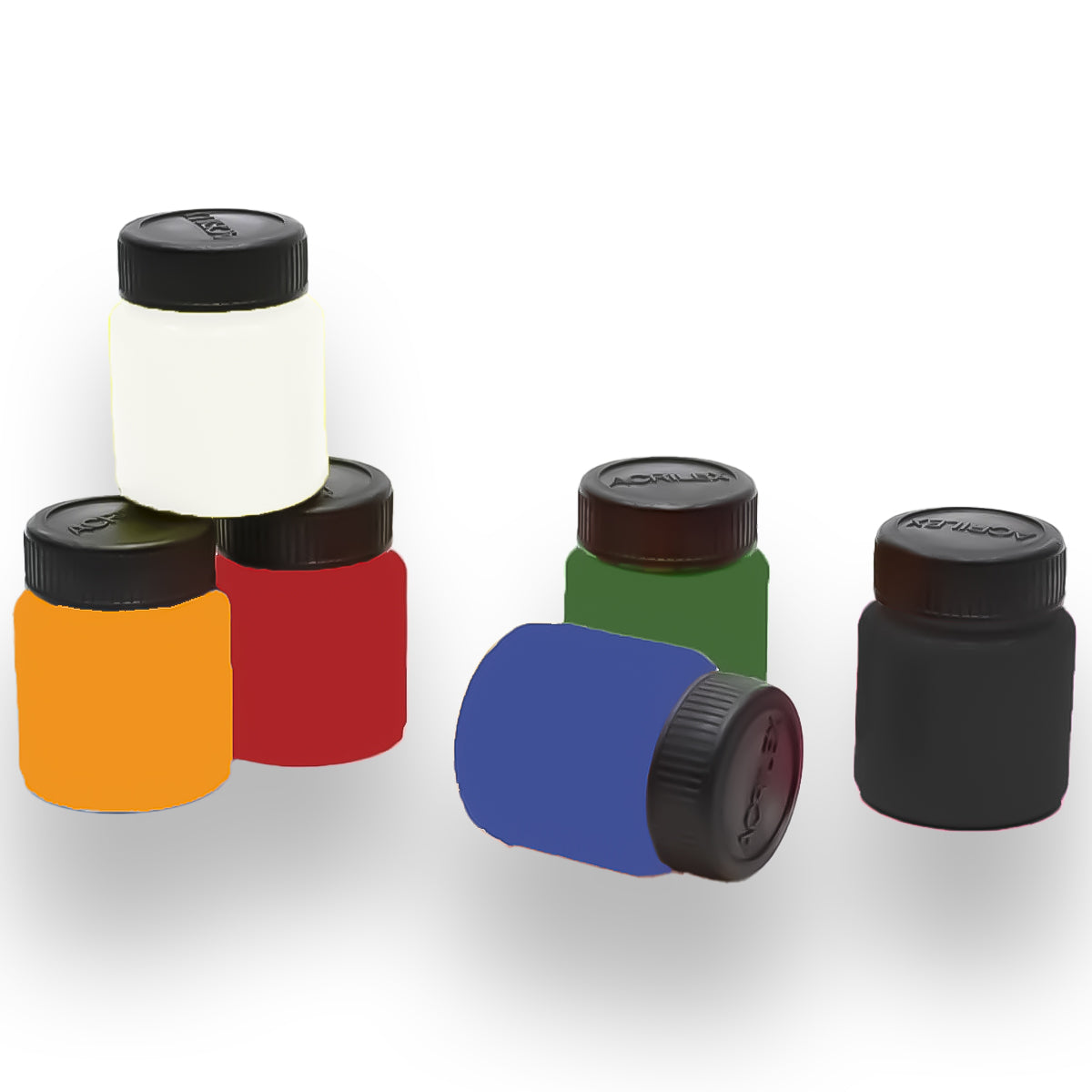 Estojo Tinta para Tecido Acrilex Art Kids com 6 Cores