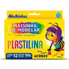 Kit 6 Massinhas Plastilina Acrilex 180g 12 Cores