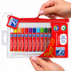 Kit 3 Estojos Giz Pastel Oleoso Lefranc 12 Cores 36 Bastões