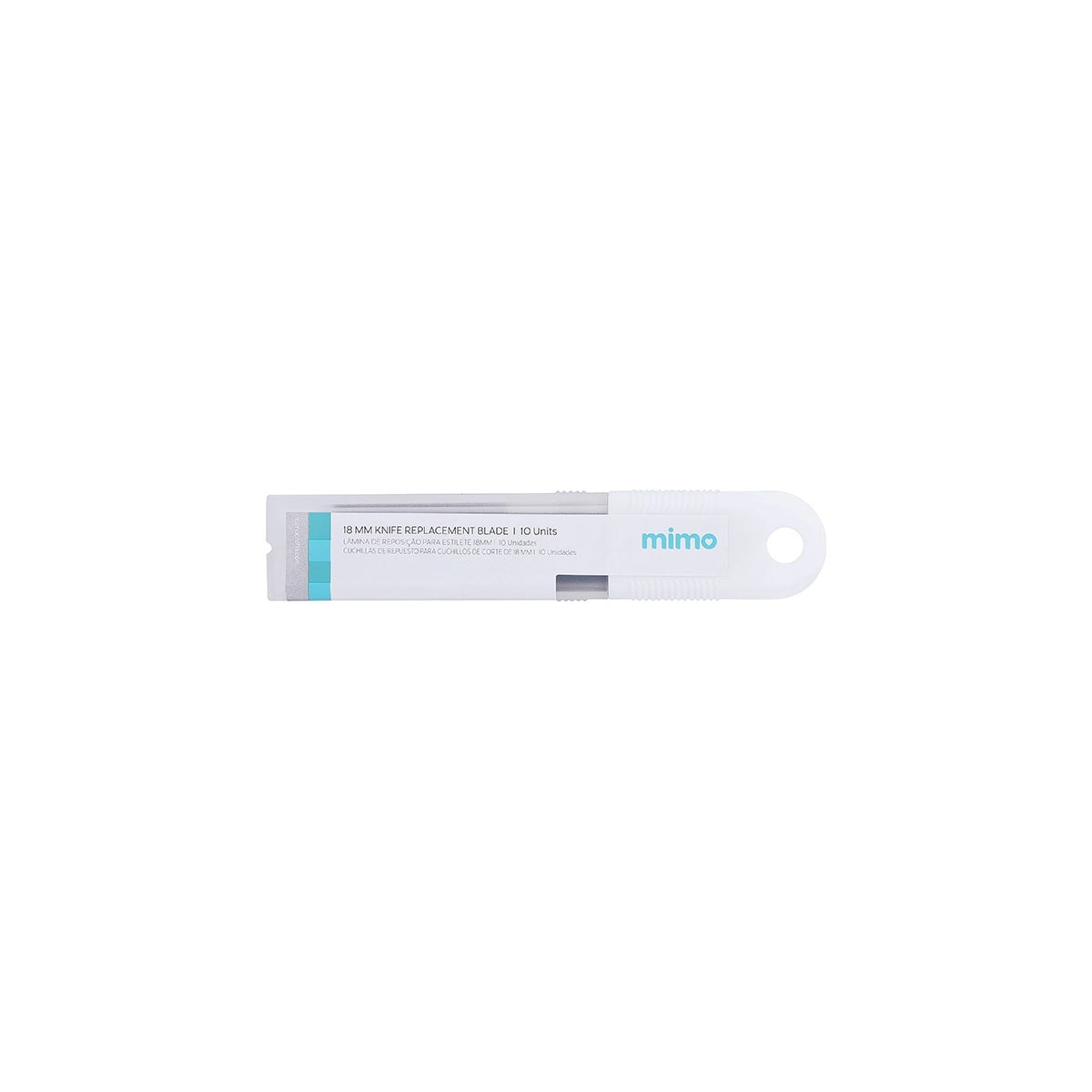 Lâmina de Reposição 18mm com 10 Unidades para Estilete Profissional - Mimo