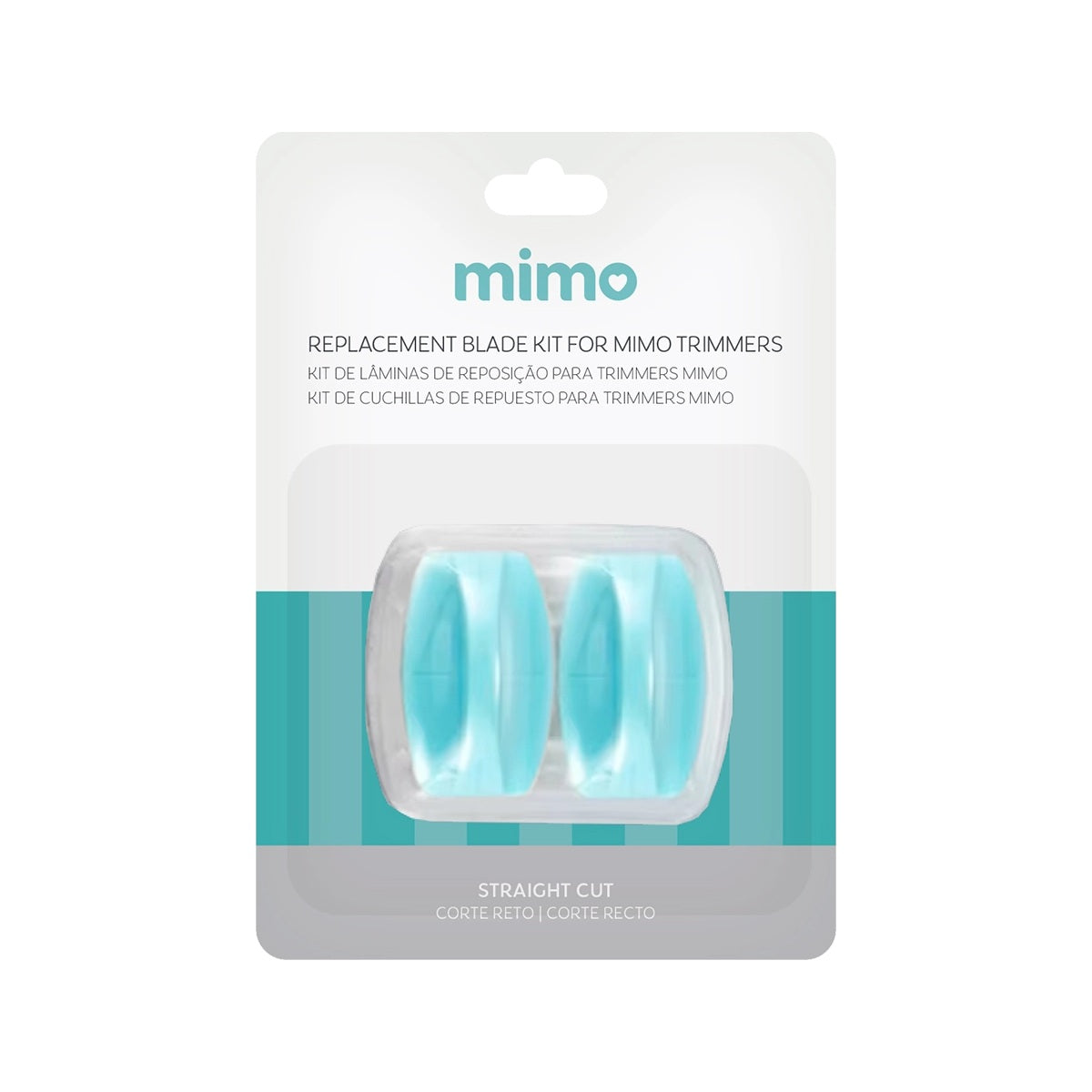 Kit de Lâminas de Reposição para Trimmers com 2 Unidades - Mimo