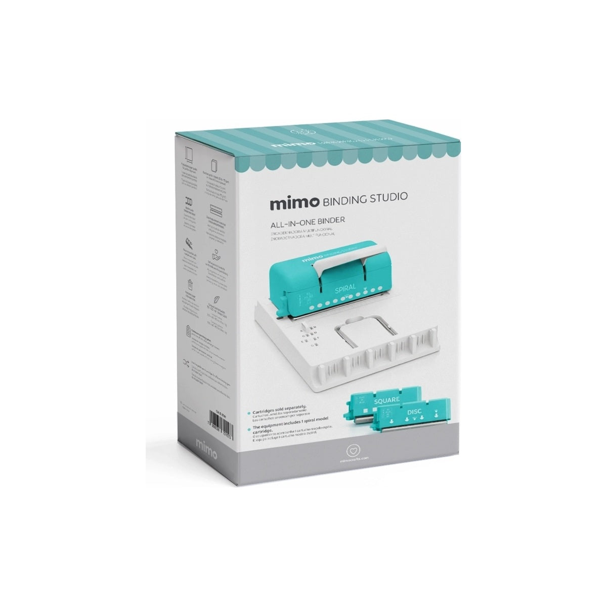 Encadernadora Binding Studio Multiformatos para Espiral, Wire-o e Discos - Mimo