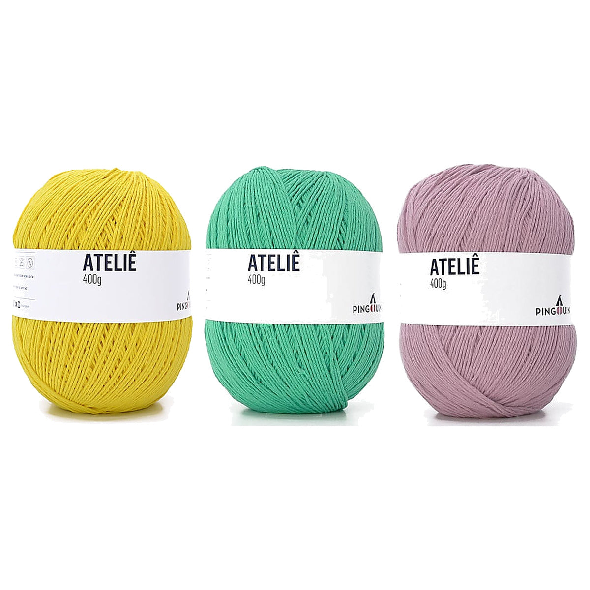 Fio Ateliê para Crochê e Tricô 400g 452m Tex 885 - Pingouin
