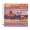Caderno para Desenho e Aquarela Ladoga Saint Isaac's Cathedral 15x15cm 40 Folhas Celulose 200g/m² - Nevskaya Palitra