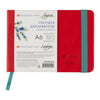 Caderno para Desenho e Aquarela Ladoga A6 Vermelho (Red) 20 Folhas Algodão 300g/m² - Nevskaya Palitra