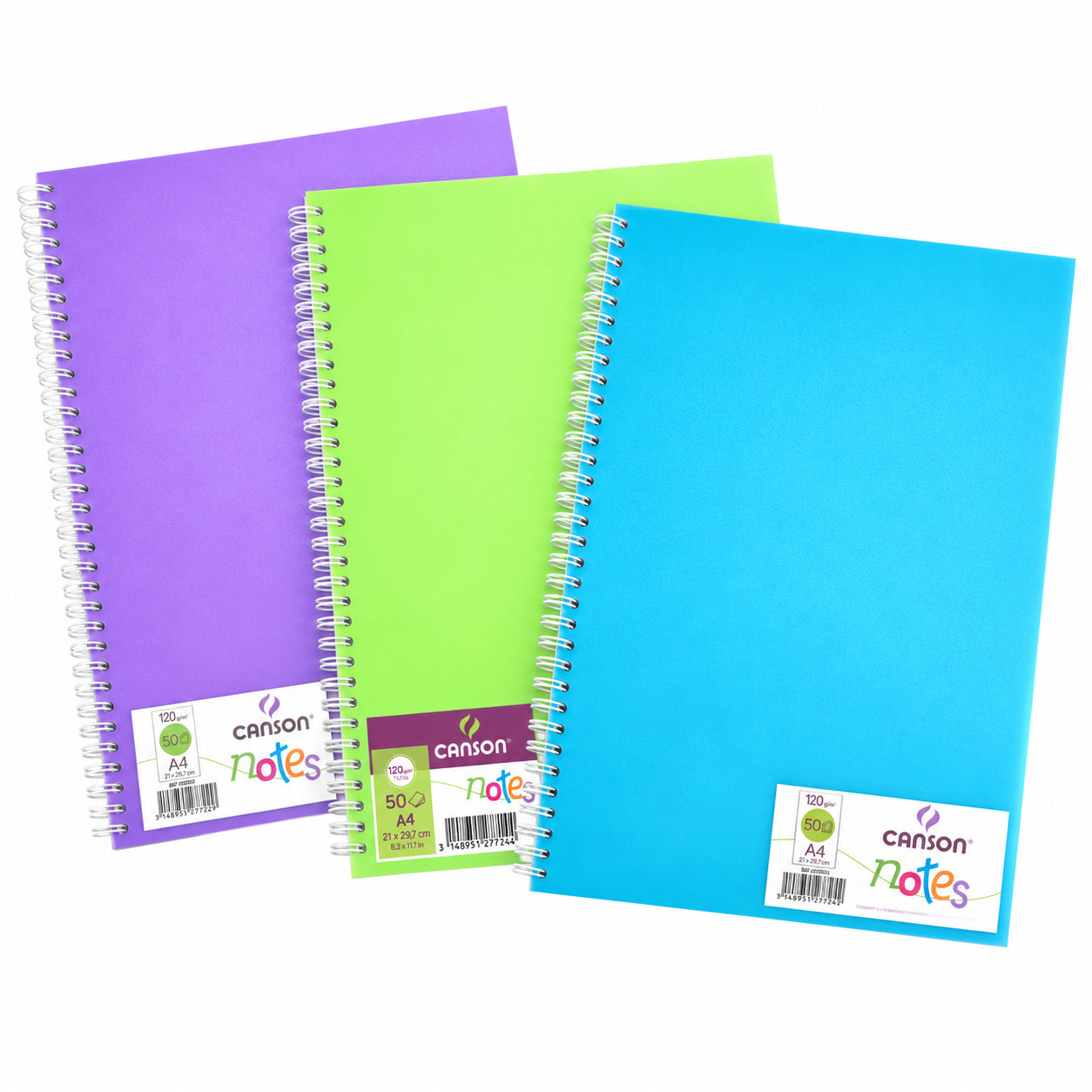 Caderno de Desenho Canson Notes A4 21x29,7cm 50 Folhas 120g/m²