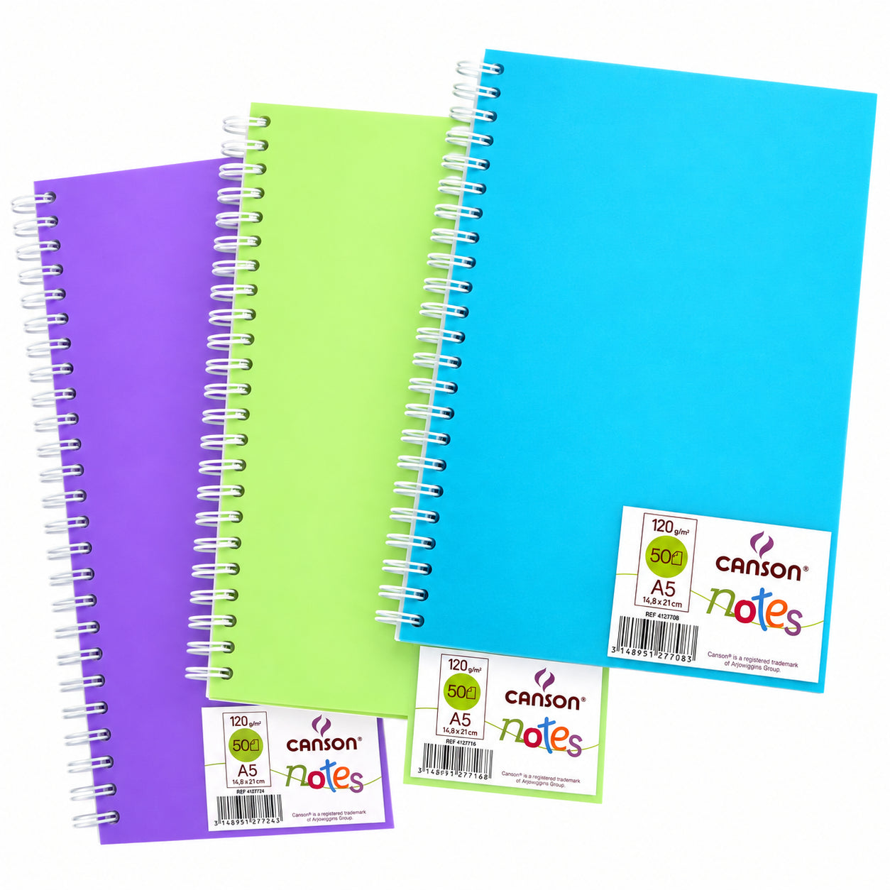 Caderno de Desenho Canson Notes A5 14,8x21cm 50 Folhas 120g/m²