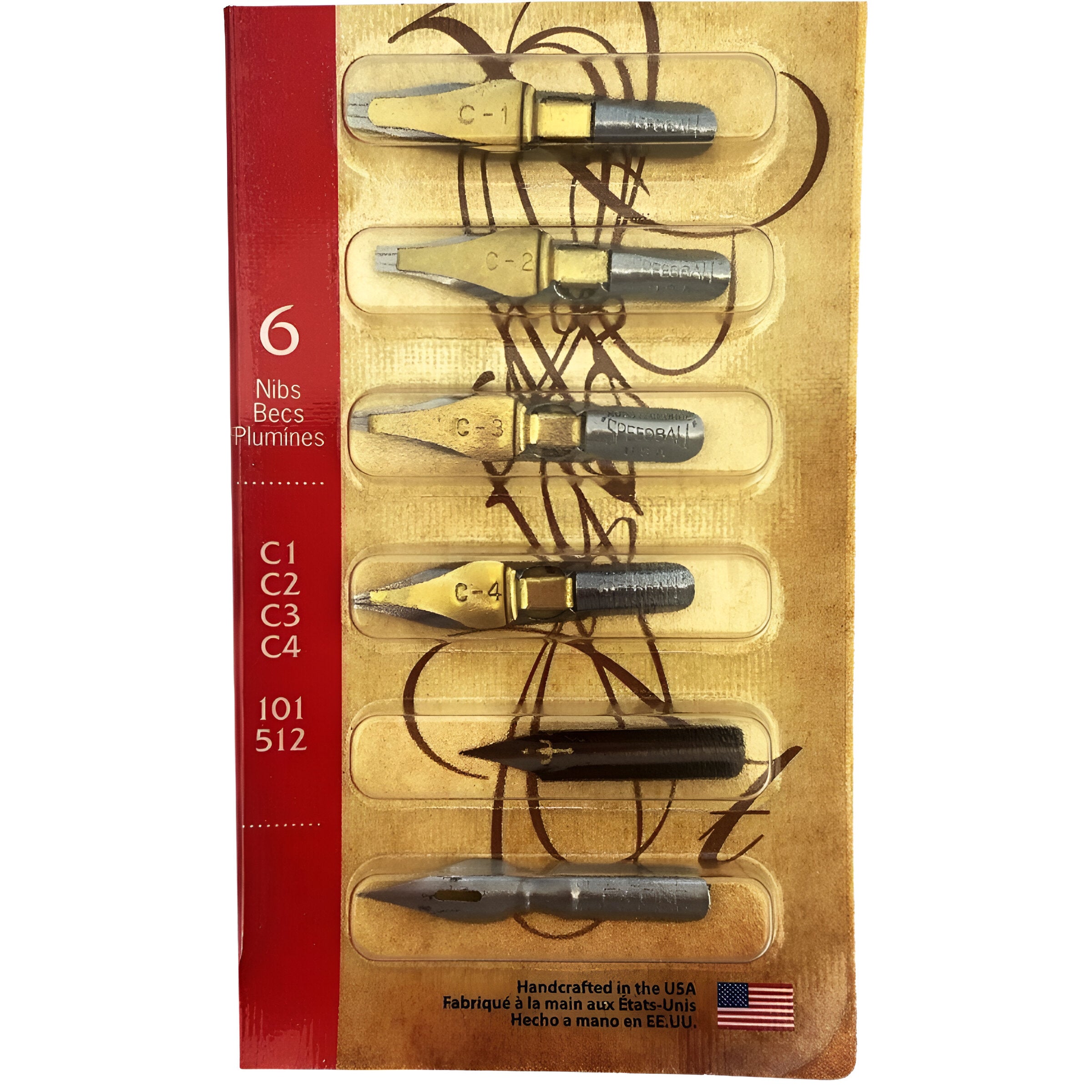 Kit de Caligrafia Speedball com 4 Penas - Calligraphy