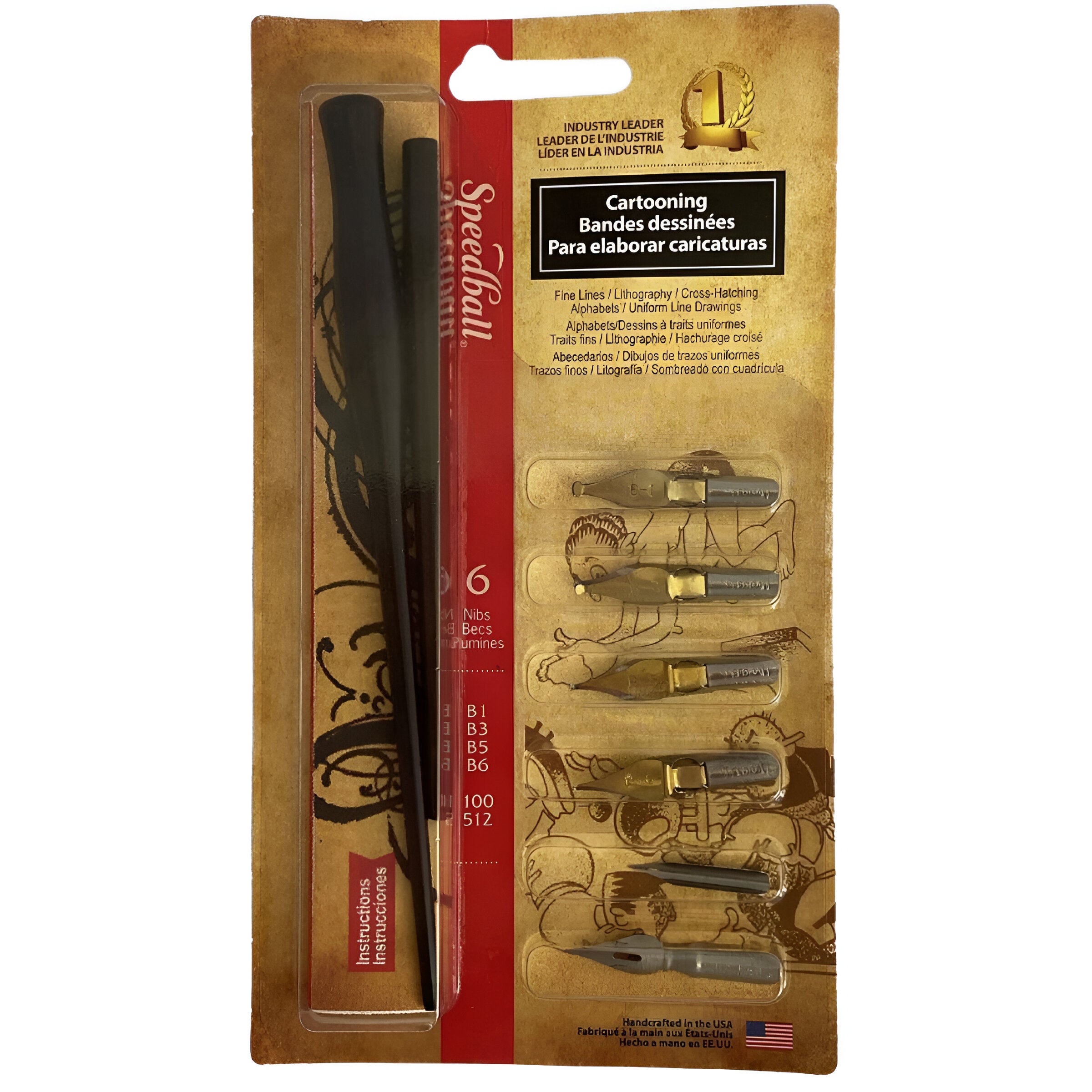 Kit de Caligrafia Speedball - Cartooning